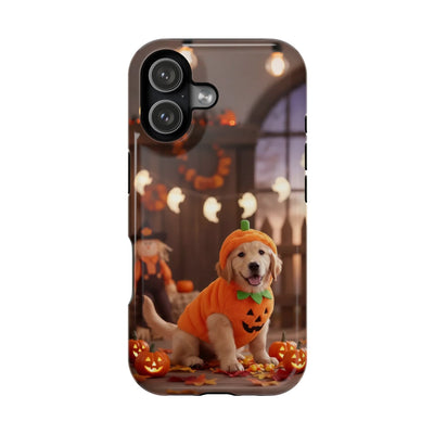 Halloween cute puppy photo style 2 Magnetic Impact-Resistant Phone Case, Cute Dog Design, Pet Owner Gift, Animal Lover Accessory, Birthday Gift for Dog Lovers