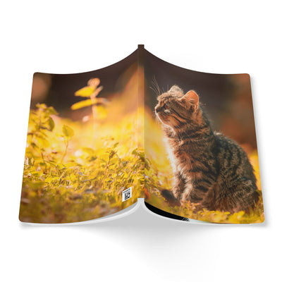 Cozy Cat Softcover Journal - Perfect for Nature Lovers, Gift for Pet Owners, Journal for Writing, Cute Cat Lover Notebook