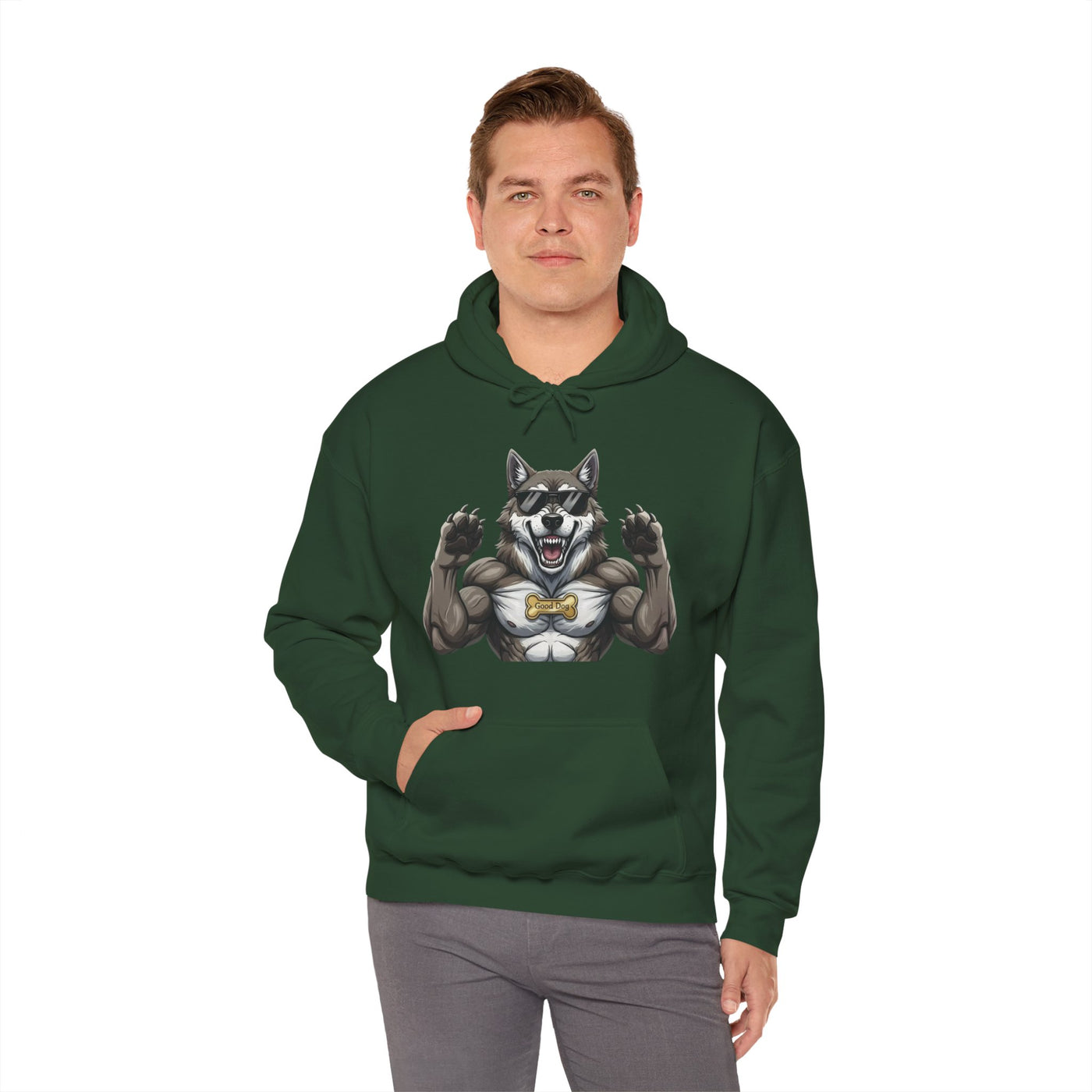 Good Dog style 2 Unisex Hoodie - Fun & Playful Design