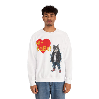 Cool Dog Unisex Heavy Blend Crewneck Sweatshirt style 3