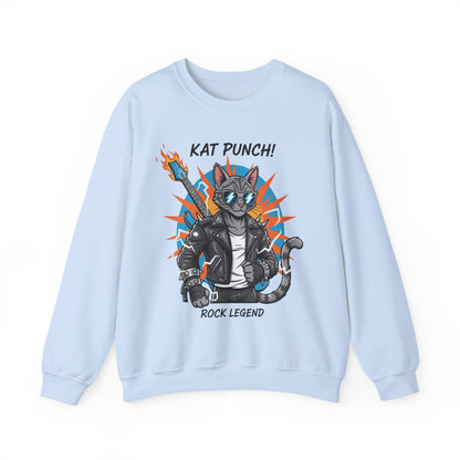 Cool Cat Unisex Heavy Blend Crewneck Sweatshirt style 1