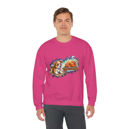 Watercolor Dog painting Unisex Crewneck Sweatshirt style 3