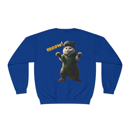 Cat-zilla style 2 Unisex NuBlend Crewneck Sweatshirt
