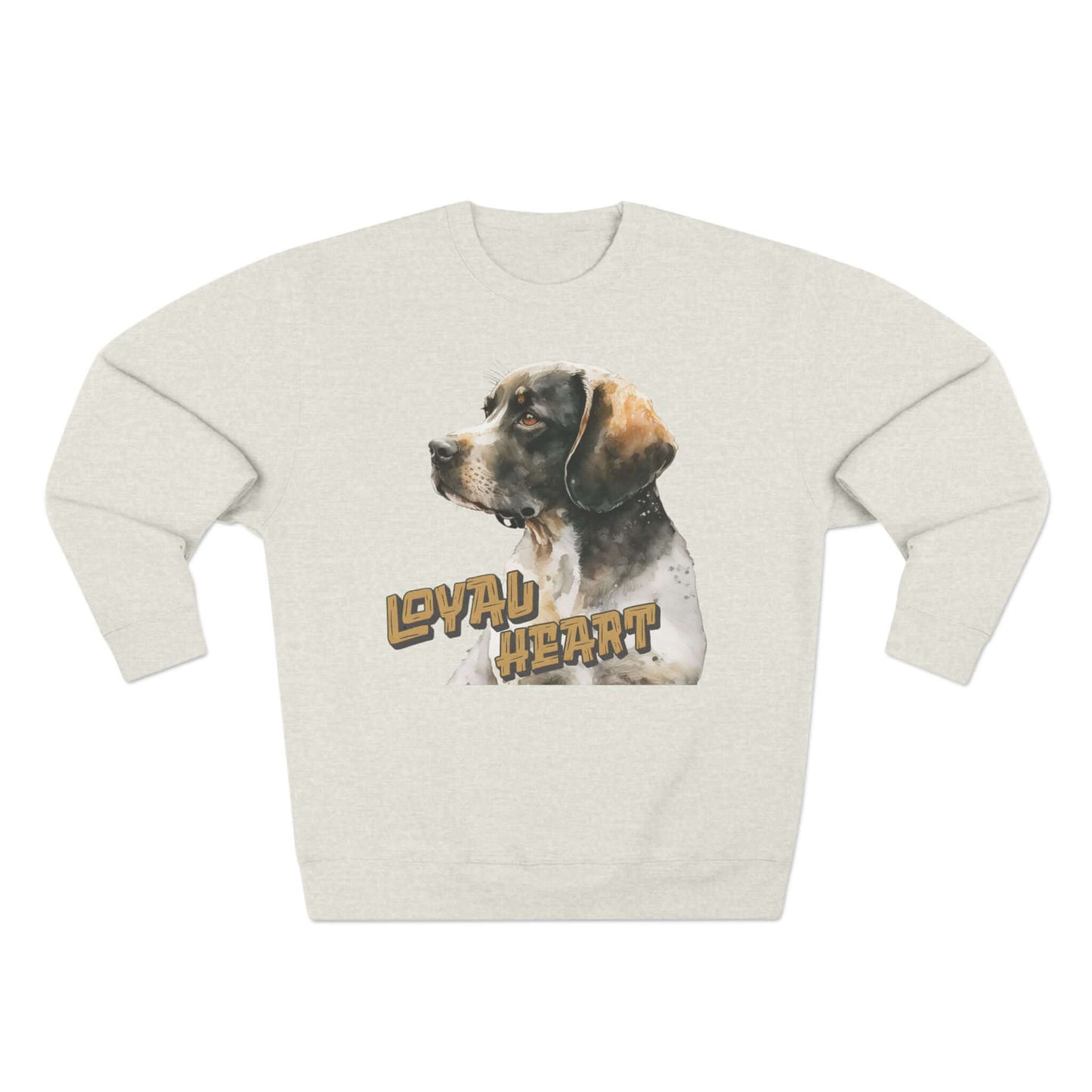 Loyal Heart Dog Lover Unisex Crewneck Sweatshirt style 4