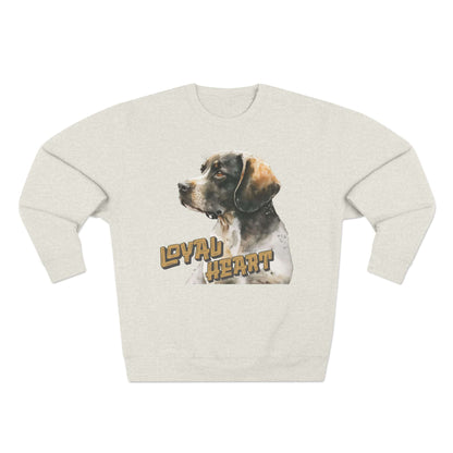 Loyal Heart Dog Lover Unisex Crewneck Sweatshirt style 4