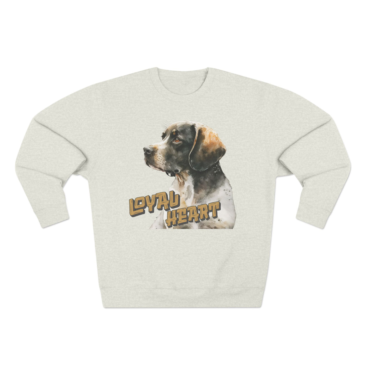 "Loyal Heart" Dog Lover style 4 Unisex Crewneck Sweatshirt