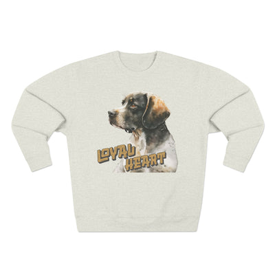 "Loyal Heart" Dog Lover style 4 Unisex Crewneck Sweatshirt