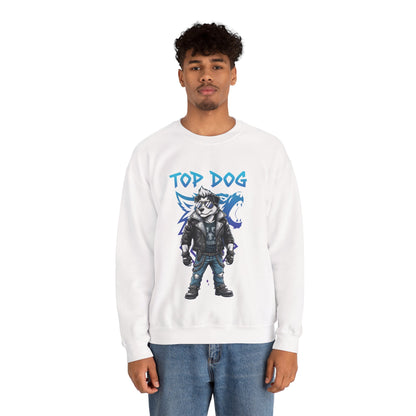 Cool Dog Unisex Heavy Blend Crewneck Sweatshirt style 1
