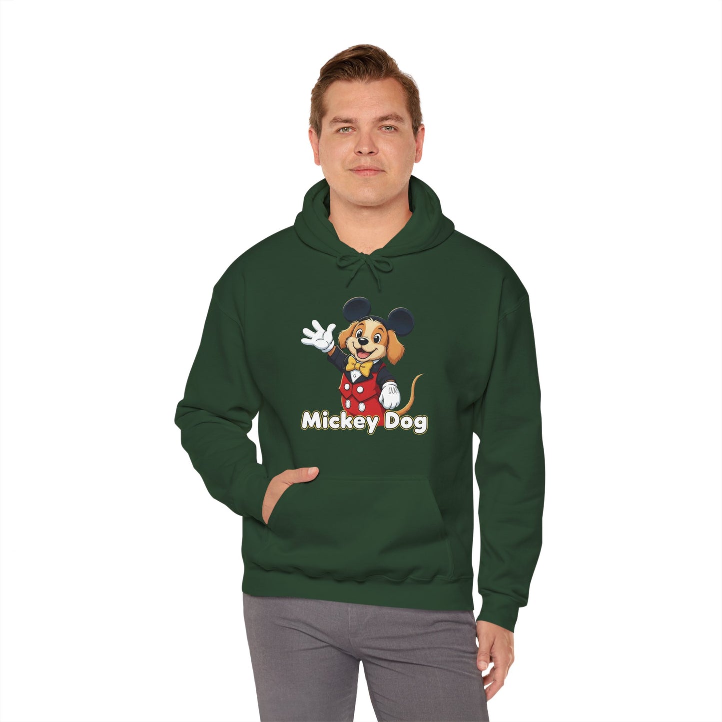 Dog cosplay Mickey Mouse Funny Design Unisex Hoodie style 1