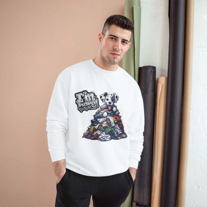 Cute Dog Graphic Champion Unisex Crewneck Sweatshirt - I'm Here!