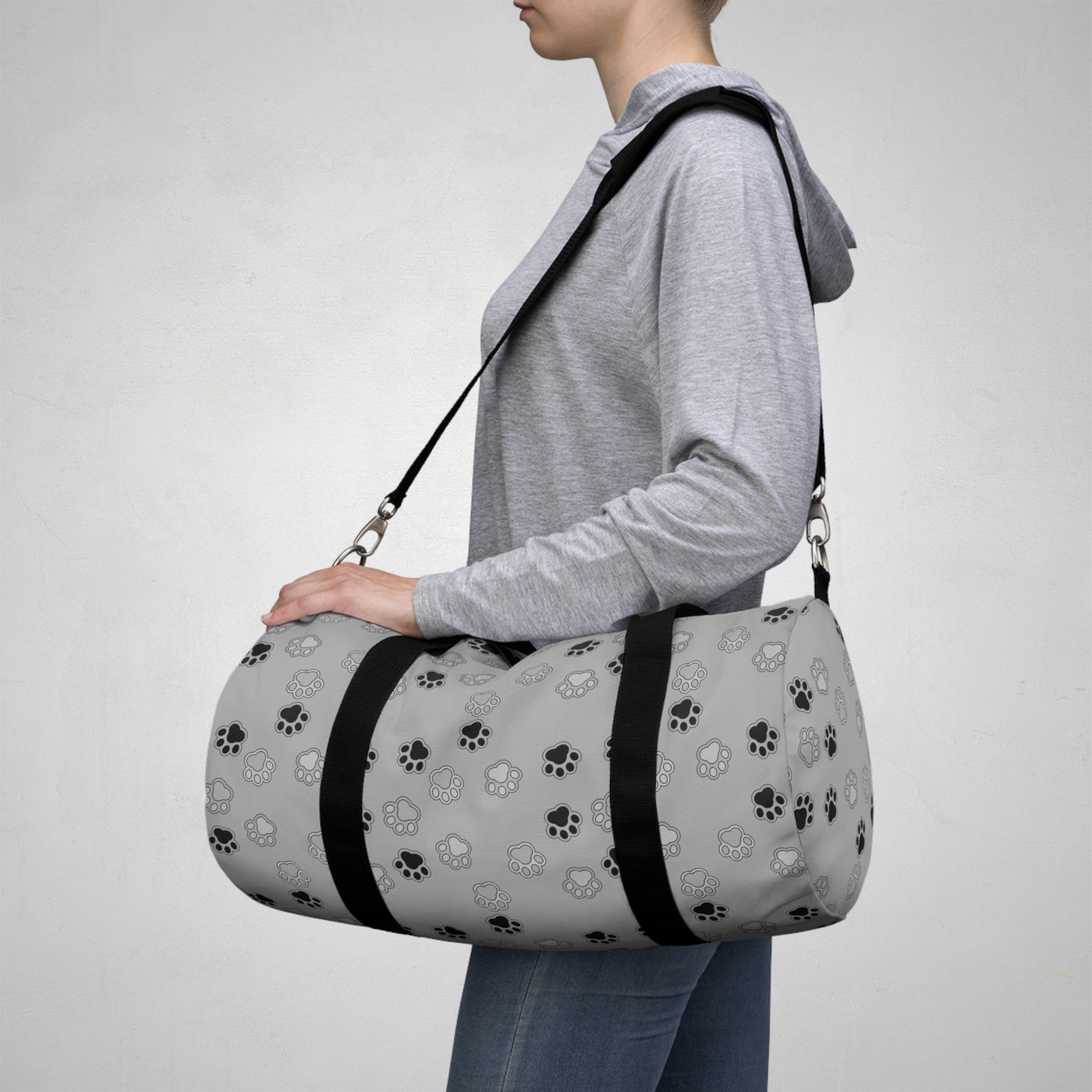 Stylish Cat Paw style 1 Duffel Bag for Travel, Gym & Weekend Getaways, Perfect Gift for Adventurers, Fitness Lovers, and Travelers