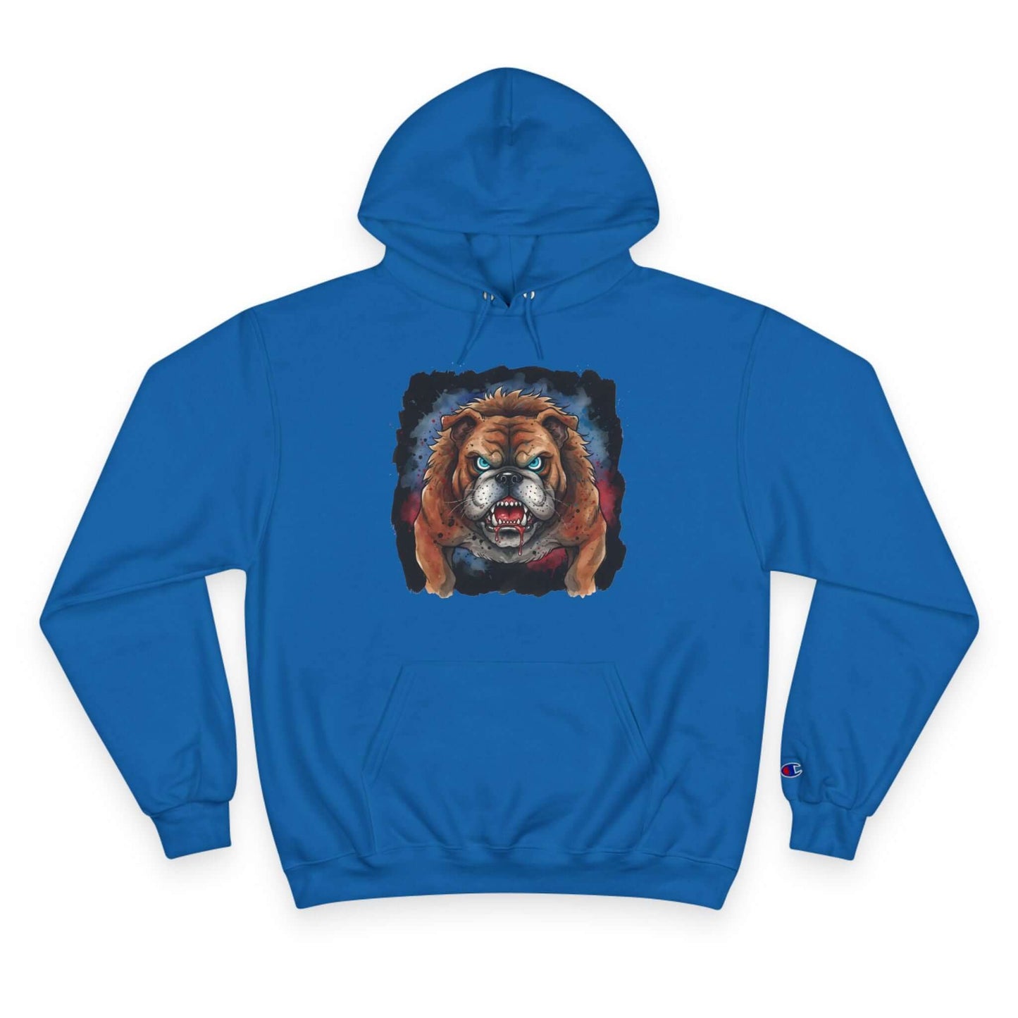 Angry Dog Men and Women Champion Hoodie style 4