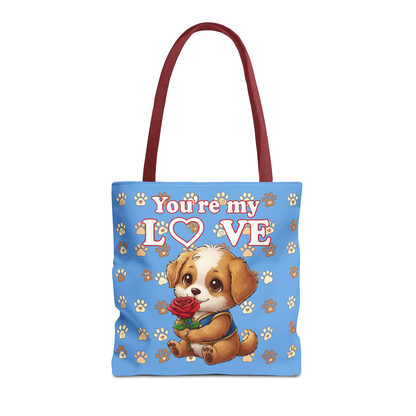 Cute Dog Lover Tote Bag - You're My Love style 1