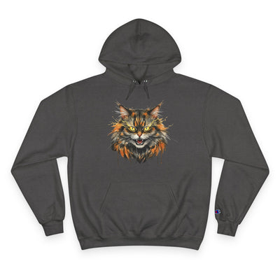 Mad Cat style 1 Men and Women Champion Hoodie