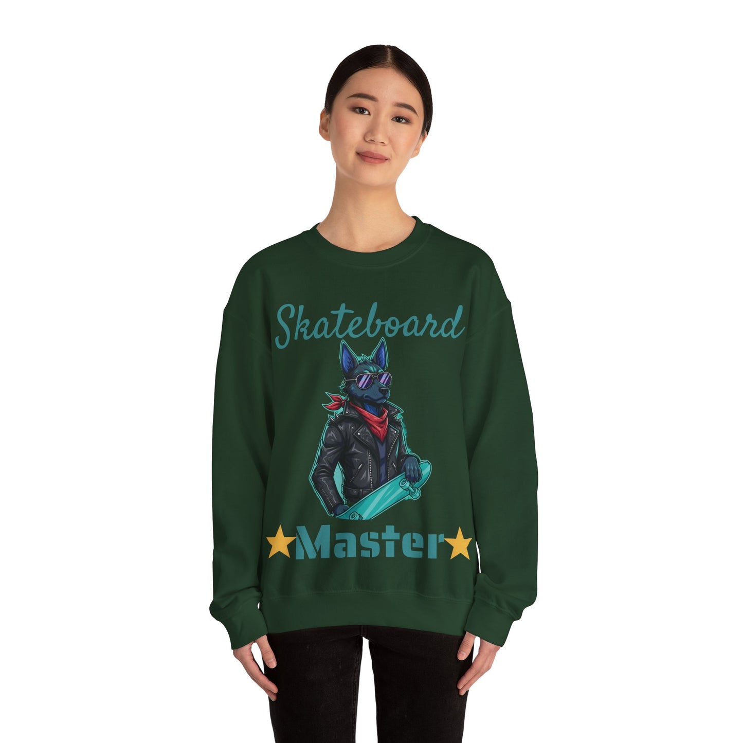 Cool Dog Unisex Heavy Blend Crewneck Sweatshirt style 4