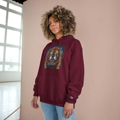 Angry Dog Men and Women Champion Hoodie style 4
