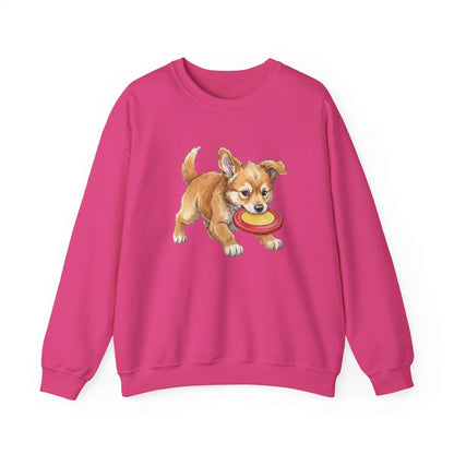 Watercolor Dog painting Unisex Crewneck Sweatshirt style 5