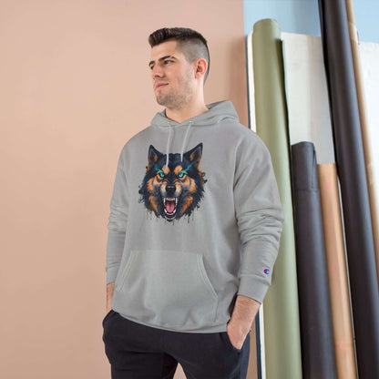 Angry Dog Men and Women Champion Hoodie style 1