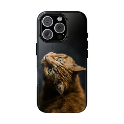 Yellow Cat - Tough Phone Case for Apple iPhone & Samsung Galaxy, Cute Pet Accessories, Gift for Cat Lovers