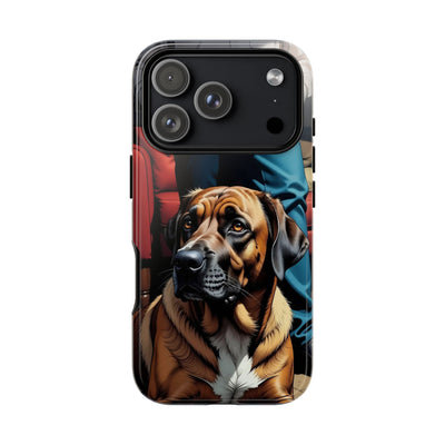 Dog on the floor - Tough Phone Case for Apple iPhone & Samsung Galaxy, Cute Pet Accessories, Gift for Cat Lovers