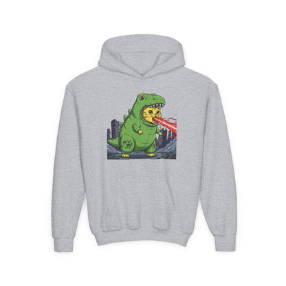 Cat cosplay Godzilla Unisex Kids Hoodie style 4