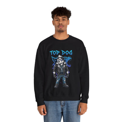 Cool Dog Unisex Heavy Blend Crewneck Sweatshirt style 1