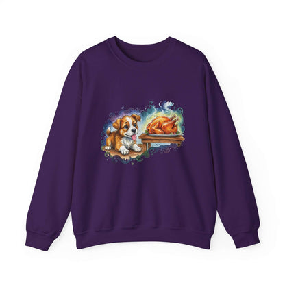 Watercolor Dog painting Unisex Crewneck Sweatshirt style 3