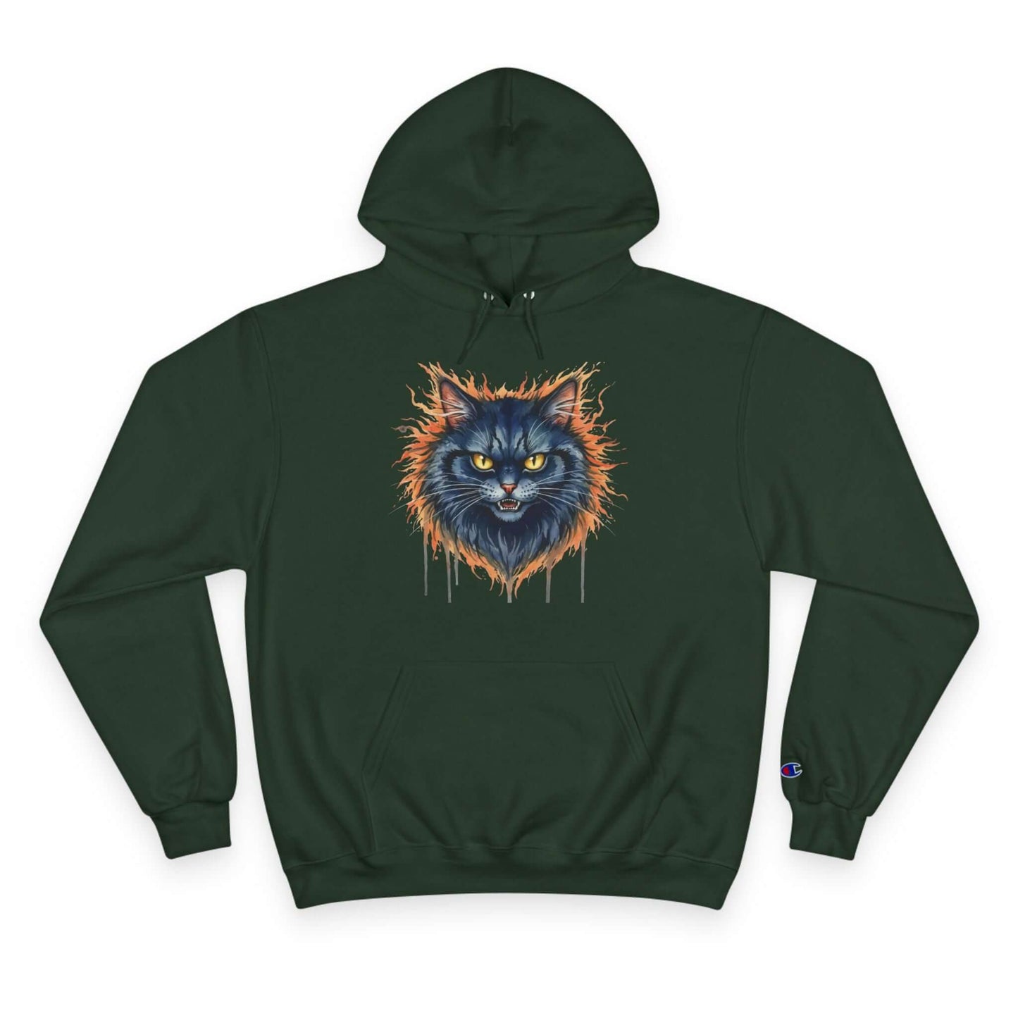 Mad Cat Men and Women Champion Hoodie style 2