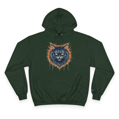 Mad Cat style 2 Men and Women Champion Hoodie