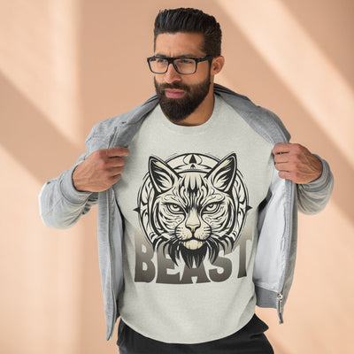 "Beast" Cat Lover style 2 Unisex Crewneck Sweatshirt