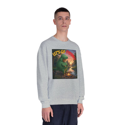 Crocodile Cat Fishing Unisex NuBlend Sweatshirt style 3