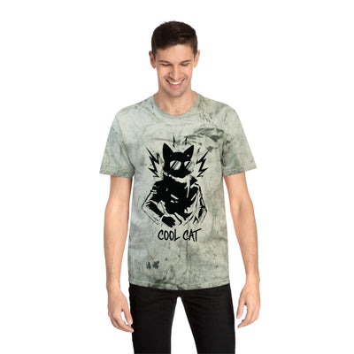 Black Cool Cat Unisex T-Shirt - Vibrant Graphic Tee, Gift for Cat Lovers, Casual Wear, Streetwear, Unique Style