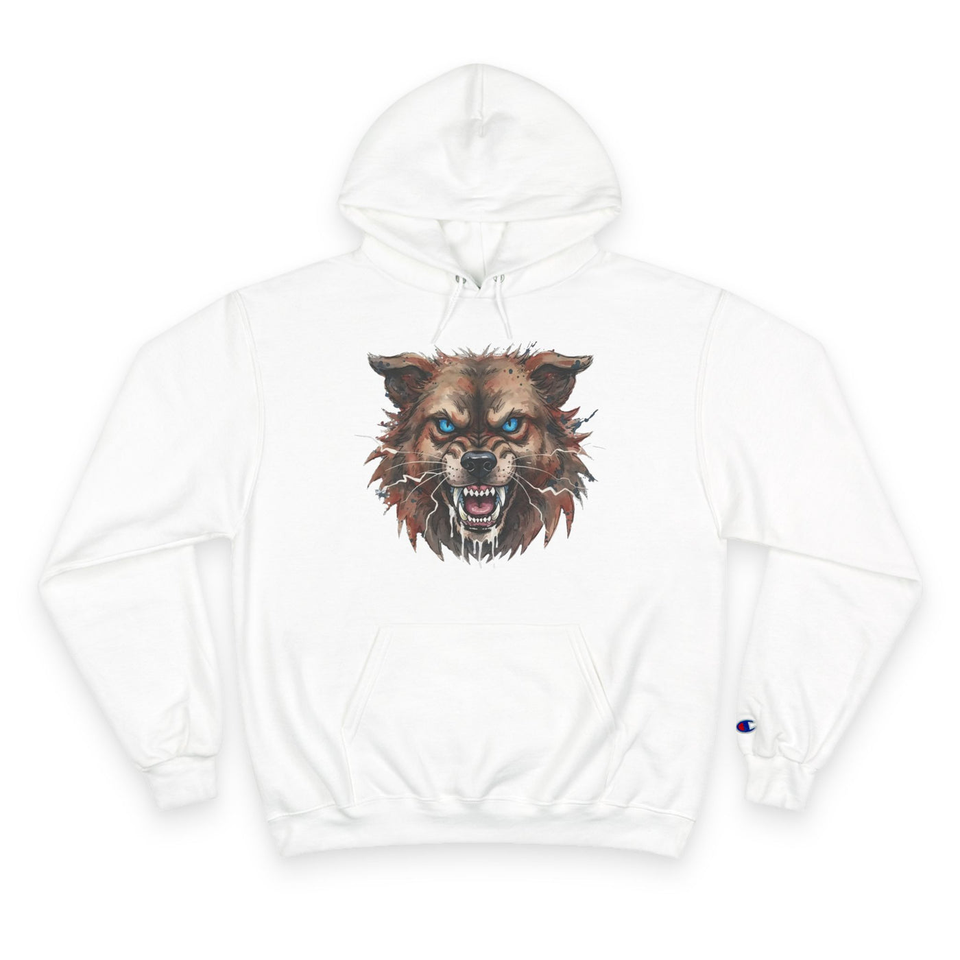 Angry Dog style 3 Men and Women Champion Hoodie