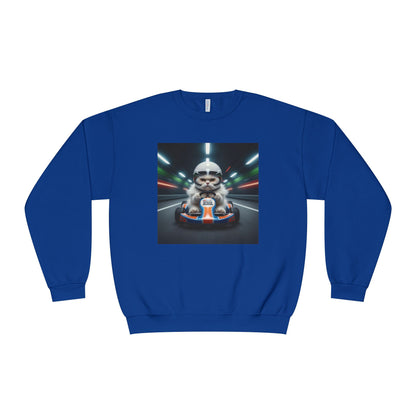 Go Kart Cat Unisex NuBlend Crewneck Sweatshirt style 2