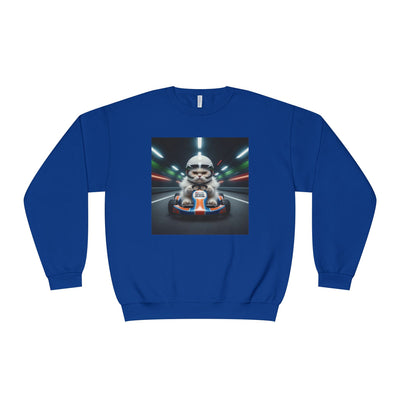 Go Kart Cat style 2 Unisex NuBlend® Crewneck Sweatshirt