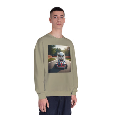 Go Kart Cat style 1 Unisex NuBlend® Crewneck Sweatshirt