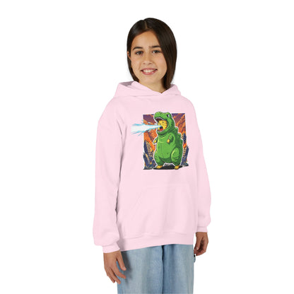 Cat cosplay Godzilla Unisex Kids Hoodie style 3