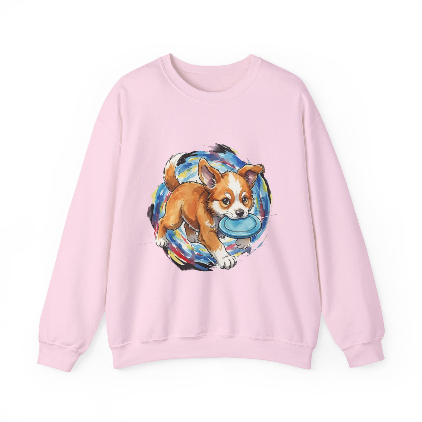 Watercolor painting style 7 Men & Women Cute Cat Pile Crewneck Sweatshirt