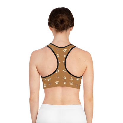 Cat Paw Print Women Fitness Activewear Sports Bra style 3
