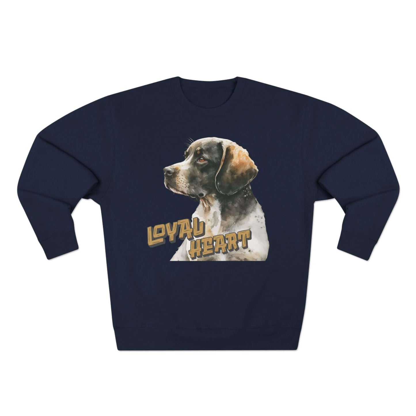 Loyal Heart Dog Lover Unisex Crewneck Sweatshirt style 4