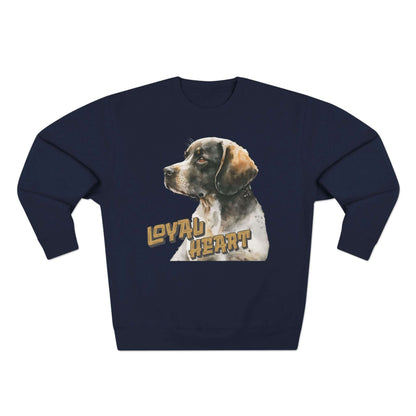 Loyal Heart Dog Lover Unisex Crewneck Sweatshirt style 4