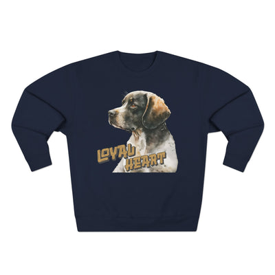 "Loyal Heart" Dog Lover style 4 Unisex Crewneck Sweatshirt