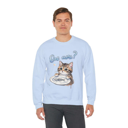 Watercolor Cat painting Unisex Crewneck Sweatshirt style 3