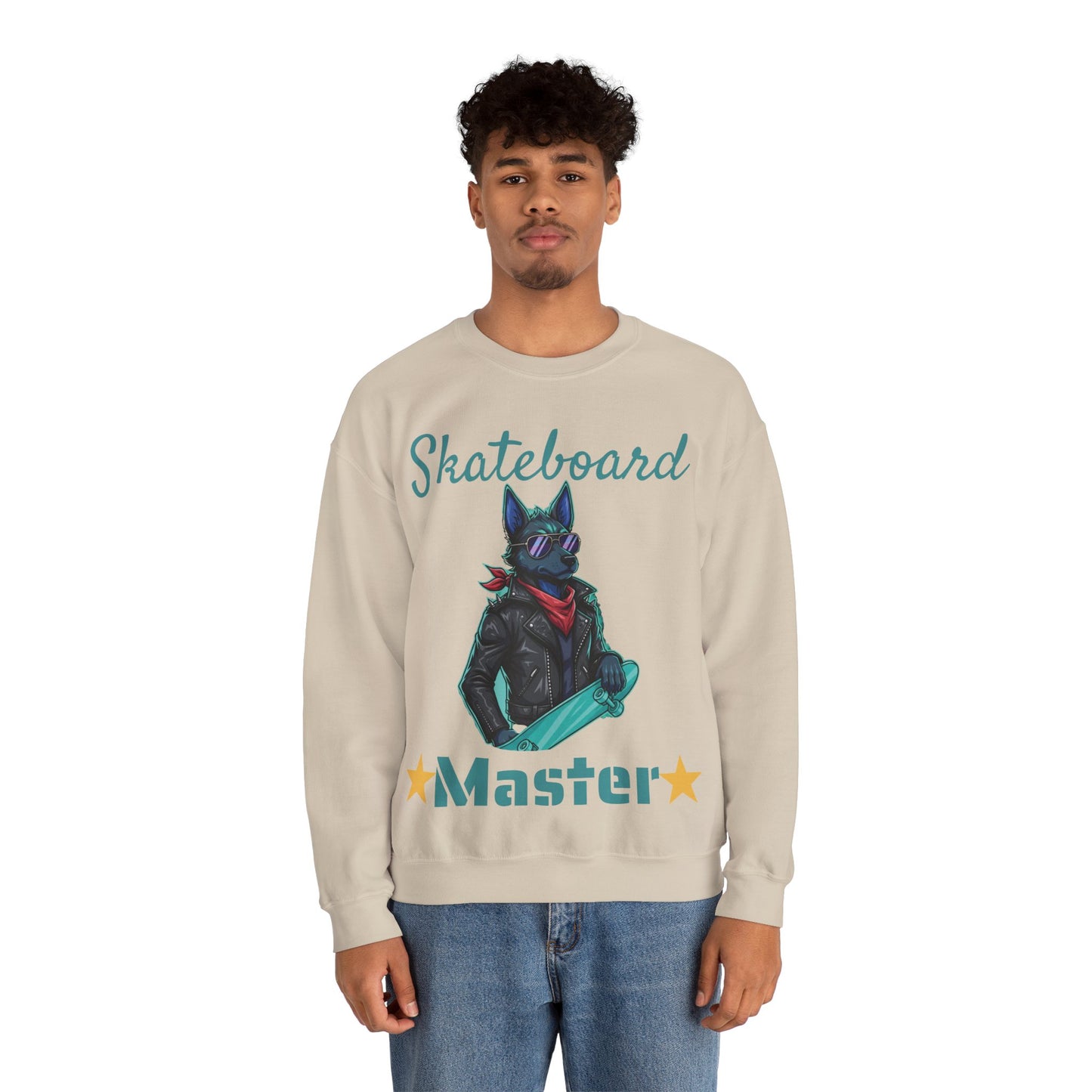 Cool Dog Unisex Heavy Blend Crewneck Sweatshirt style 4