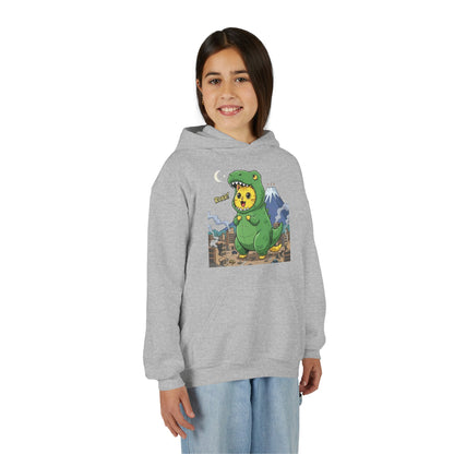 Cat cosplay Godzilla Unisex Kids Hoodie style 1