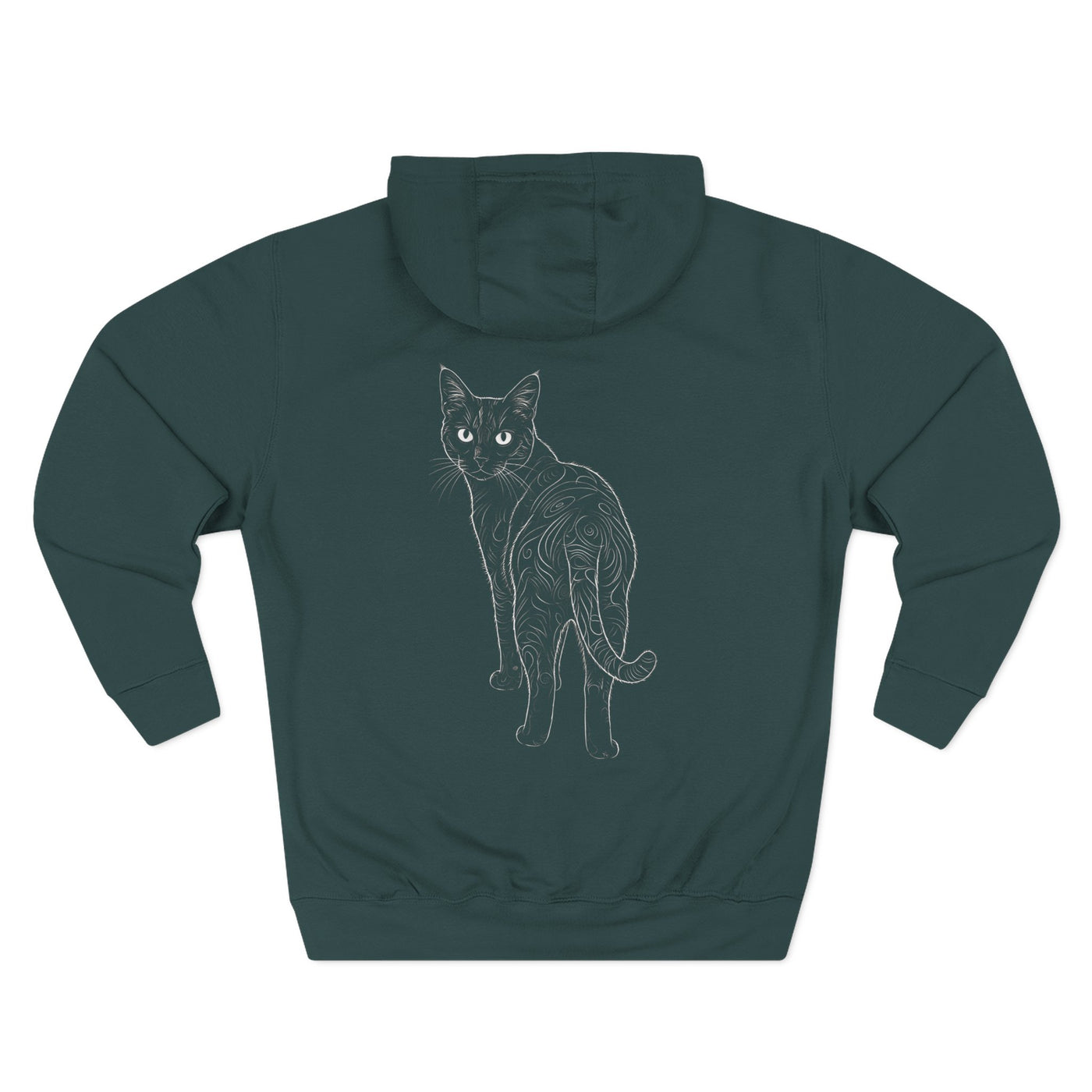 Cat-Inspired style 1 Fleece Hoodie for Cozy Comfort