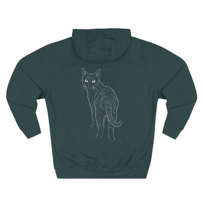 Cat-Inspired style 1 Fleece Hoodie for Cozy Comfort