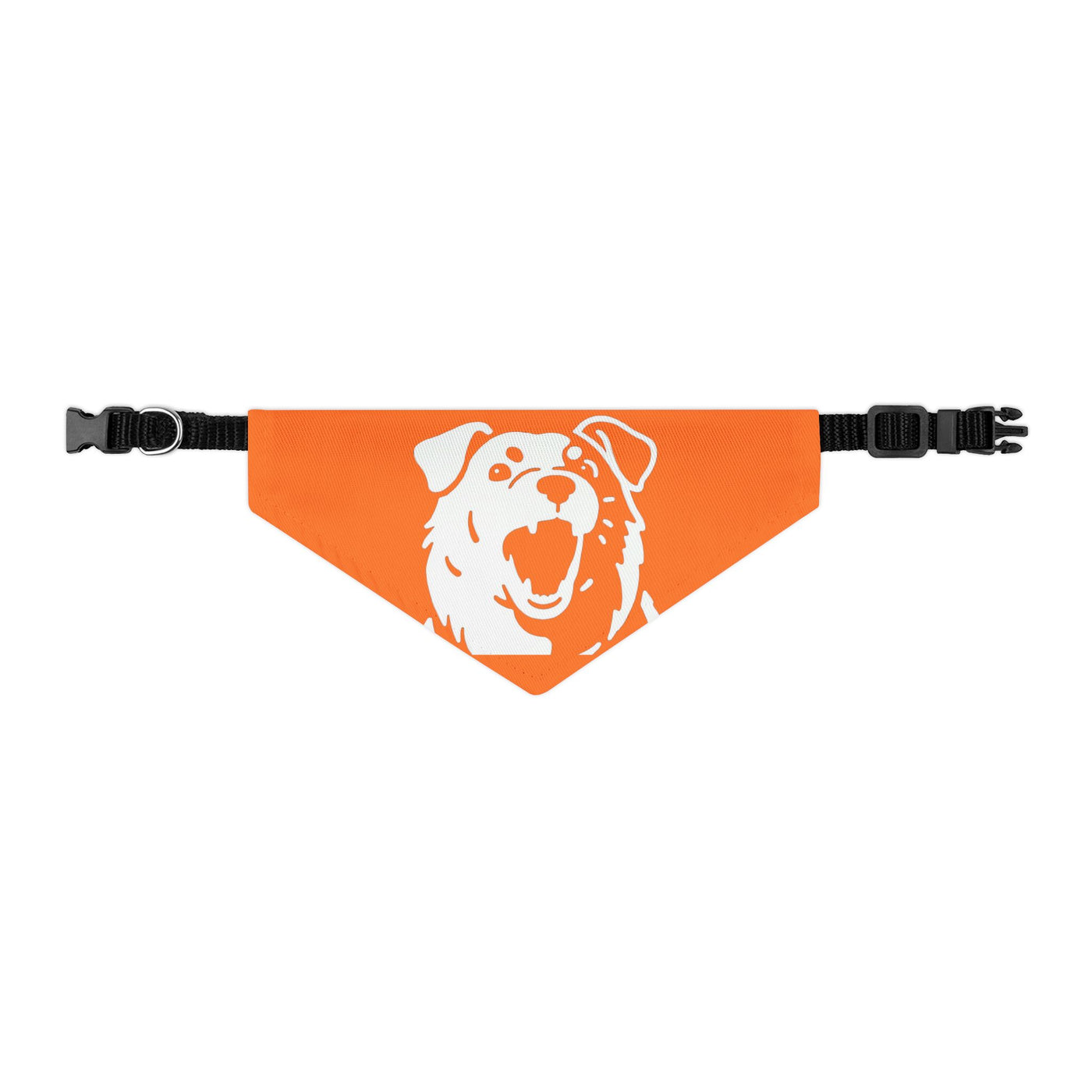 Orange Dog Bandana Collar – Dog Accessory, Great for Playtime, Pet Parties, Dog Walks, Halloween Costumes, and Summer Fun