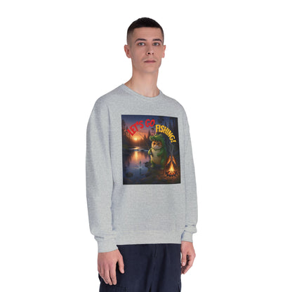 Crocodile Cat Fishing Unisex NuBlend Sweatshirt style 2