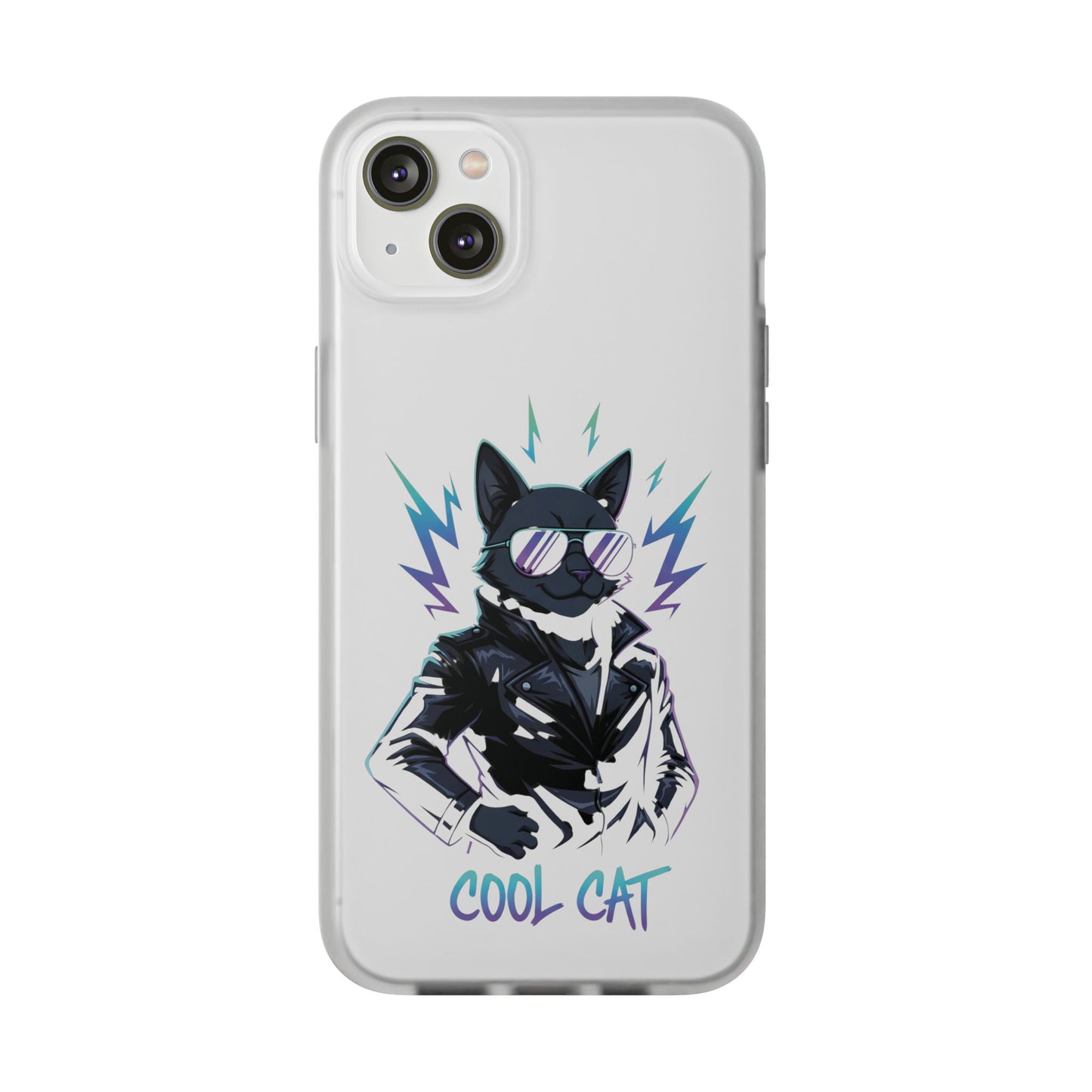Cool Cat Anime Flexi iPhone & Samsung Galaxy Phone Case